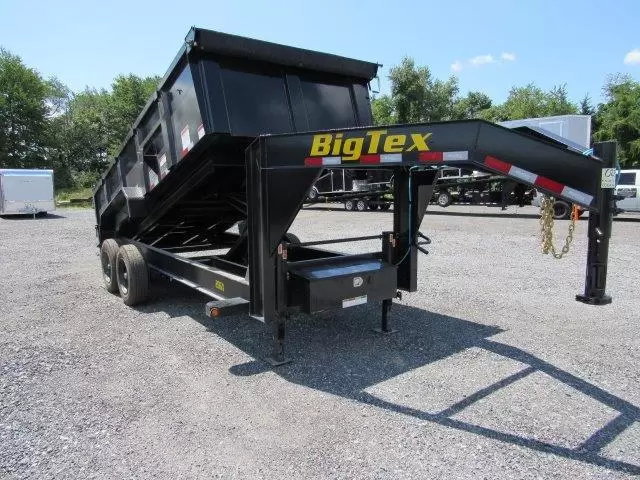 Big Tex 7 x 16 Gooseneck Dump Trailer 10K Axles