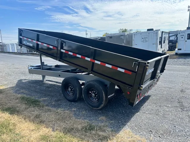 BWise 7 x 16 Deckover Dump Trailer Fold Down Sides - Image 6