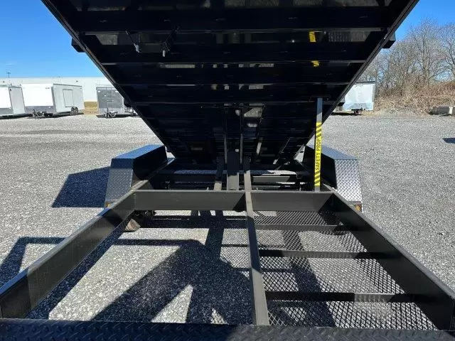 BWise 7 x 16 Gooseneck Dump Trailer – 4′ High Side - Image 5