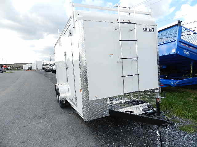 Car Mate 7 x 16 Enclosed Contractor Trailer - Image 6