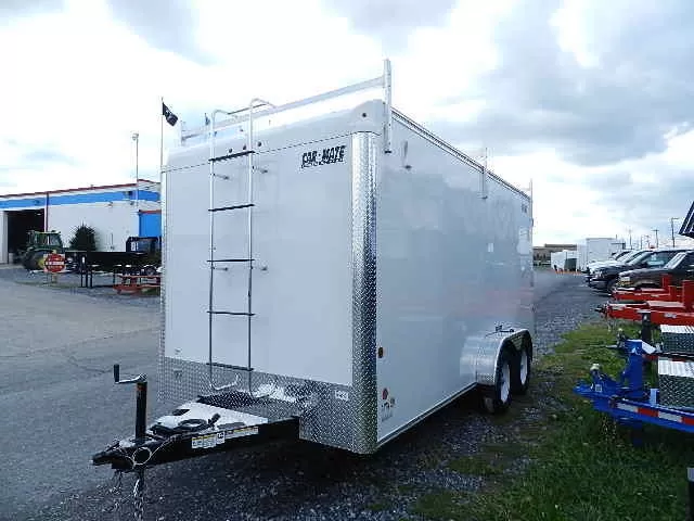 Car Mate 7 x 16 Enclosed Contractor Trailer - Image 3