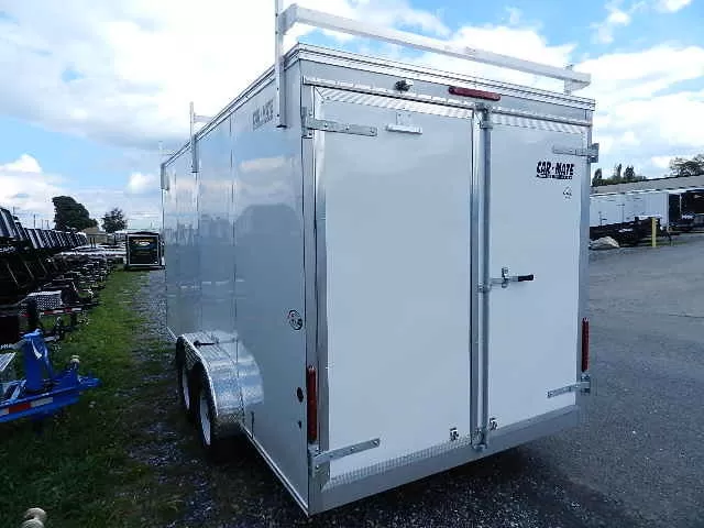Car Mate 7 x 16 Enclosed Contractor Trailer - Image 5