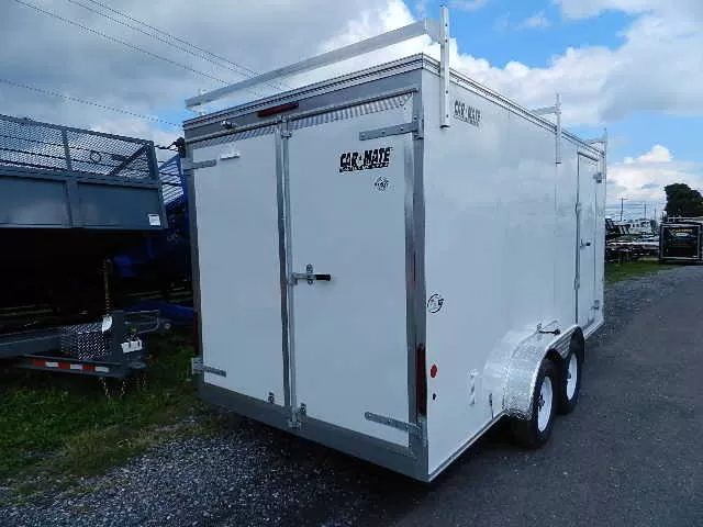 Car Mate 7 x 16 Enclosed Contractor Trailer - Image 2