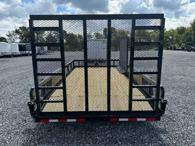 Cam Superline 7 x 14 Landscape Utility Trailer – Side Ramp Gate - Image 2