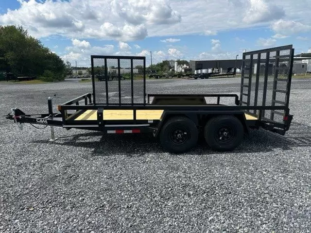 Cam Superline 7 x 14 Landscape Utility Trailer – Side Ramp Gate - Image 6