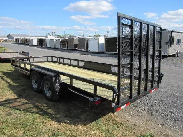Cam Superline 7 x 20 Landscape Utility Trailer – Rear Landscape Gate - Image 5