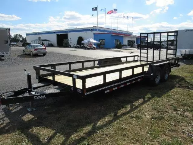 Cam Superline 7 x 20 Landscape Utility Trailer – Rear Landscape Gate - Image 6