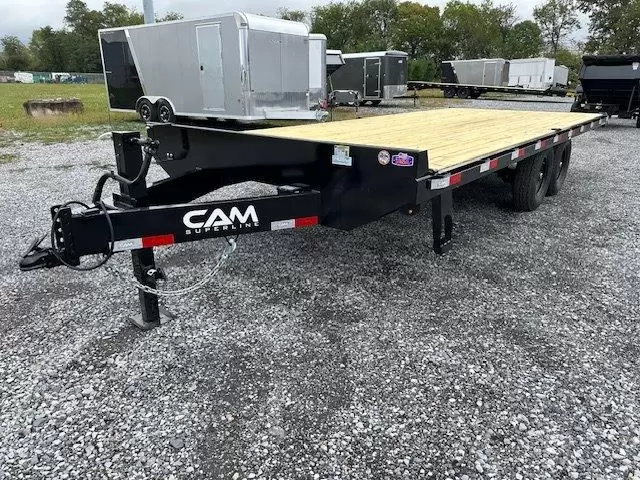 CAM Superline 8.5 x 20 Deckover Equipment Trailer Slide Out Ramps - Image 7