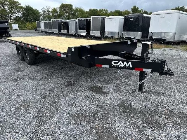 CAM Superline 8.5 x 20 Deckover Equipment Trailer Slide Out Ramps