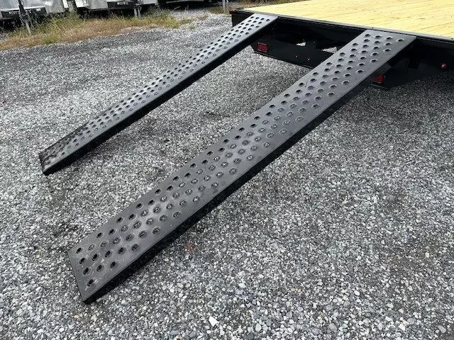 CAM Superline 8.5 x 20 Deckover Equipment Trailer Slide Out Ramps - Image 5