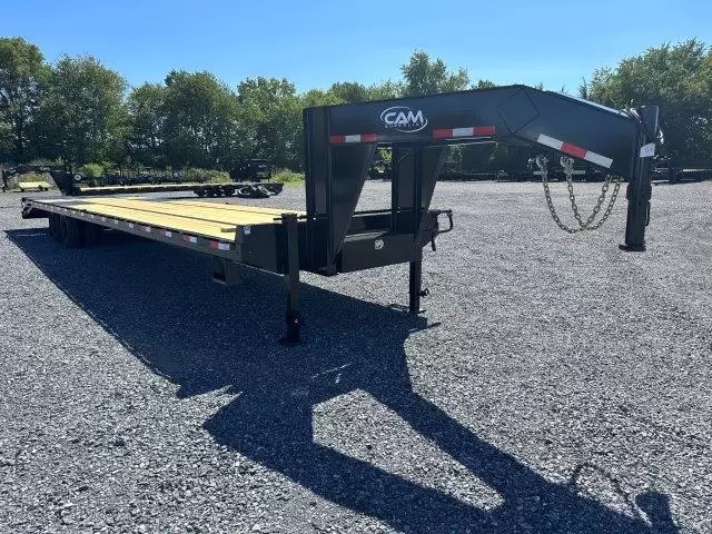 CAM Superline 8 x 35 Deckover Gooseneck Equipment Trailer - Image 8