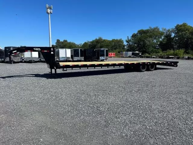 CAM Superline 8 x 35 Deckover Gooseneck Equipment Trailer - Image 3