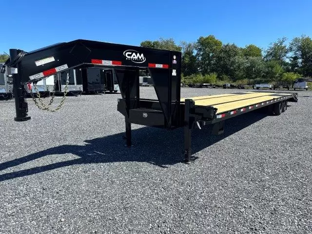 CAM Superline 8 x 35 Deckover Gooseneck Equipment Trailer
