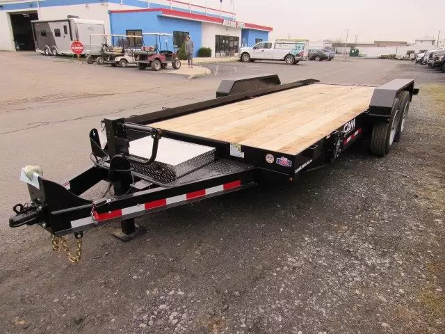 CAM Superline 7 x 20 Equipment Trailer Full Tilt Deck - Image 5