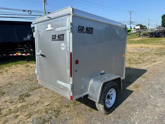 Car Mate 4 x 6 Enclosed Cargo Trailer – Single Rear Door - Image 4