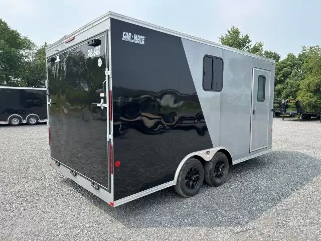 Car Mate 8.5 x 16 Custom Enclosed V-Nose Cargo Trailer - Image 7