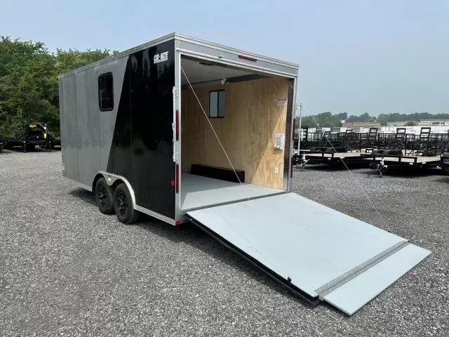 Car Mate 8.5 x 16 Custom Enclosed V-Nose Cargo Trailer - Image 2