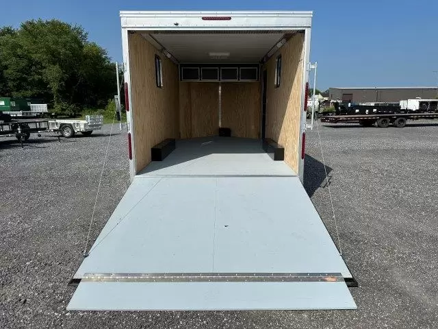 Car Mate 8.5 x 16 Enclosed V-Nose Cargo Trailer- A/C Unit - Image 4