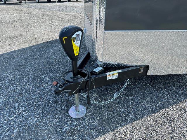 Car Mate 8.5 x 16 Enclosed V-Nose Cargo Trailer- A/C Unit - Image 8