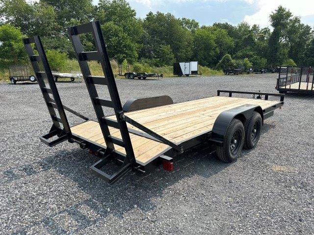 Carry On 7 x 18 Low Profile Equipment Trailer Ladder Ramps - Image 3