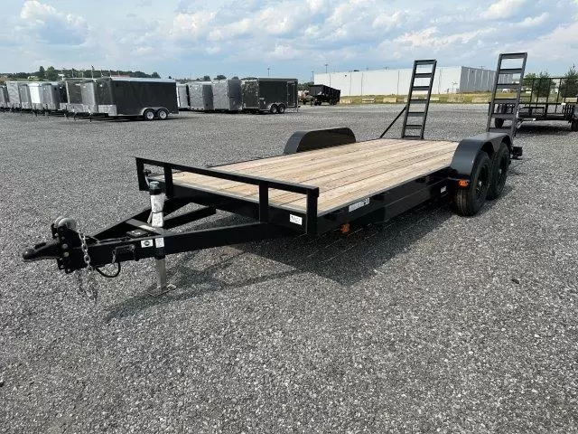Carry On 7 x 18 Low Profile Equipment Trailer Ladder Ramps - Image 4