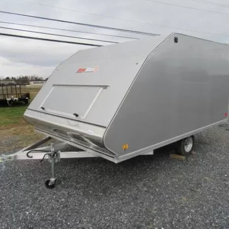 Sno Pro 8.5 x 12 Enclosed Snowmobile Trailer Aluminum Hybrid